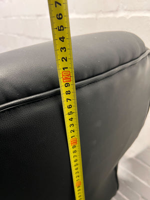 Comfortable Black Executive Office Chair with Minor Wear