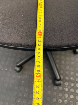 Comfortable Black Swivel Office Chair - Adjustable Ergonomic Design - 2ndhandwarehouse.com