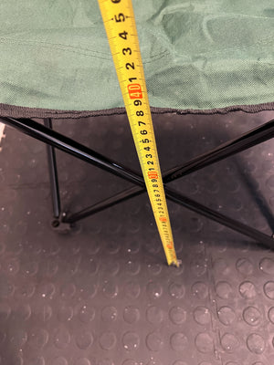 Comfortable Green Camp Chair with Cup Holder