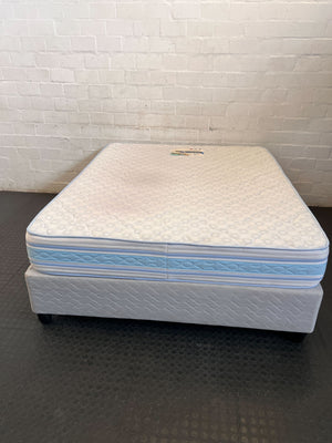 Comfortable Queen Mattress & Base Set - Good Condition