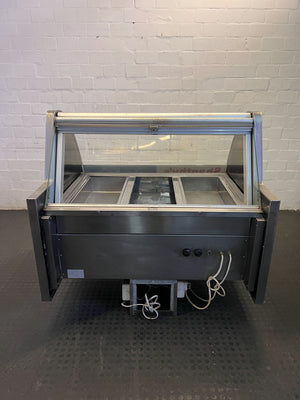 π Commercial Display Food Warmer - Glass and Stainless Steel, Well-Loved