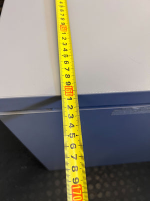 Compact Grey L-Shaped Office Desk with Storage