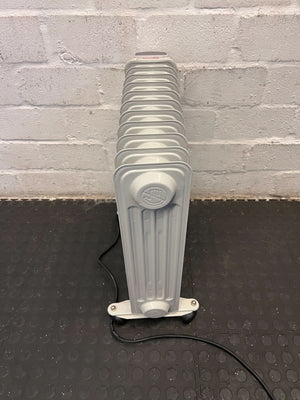 Compact White Oil Heater - Efficient Warmth for Your Space