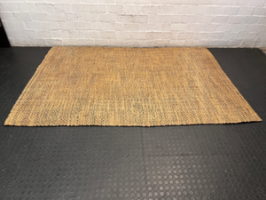 Coricraft Natural Woven Fiber Area Rug (240x160cm) — Fair Condition with Visible Wear