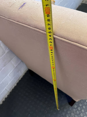 Cozy Beige Accent Armchair (Damaged)