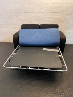 Cozy Charcoal 2-Seater Sofa - Fair used