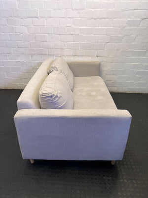 Cozy Two-Seater Light Beige Sofa