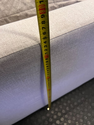 Cozy Two-Seater Light Beige Sofa