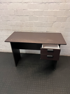 Dark Brown Decofurn Study Desk - Surface Damage to Top - 2ndhandwarehouse.com