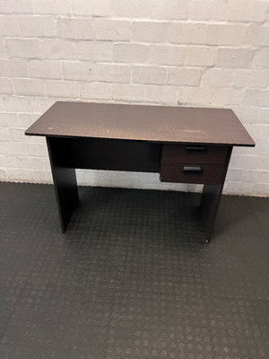 Dark Brown Decofurn Study Desk - Surface Damage to Top - 2ndhandwarehouse.com