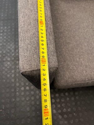 Dark Grey Mr Price 1-Seater Couch - Great Condition - 2ndhandwarehouse.com