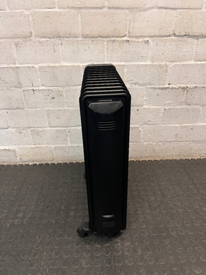 De'Longhi Black Oil-Filled Heater — Good Working Order