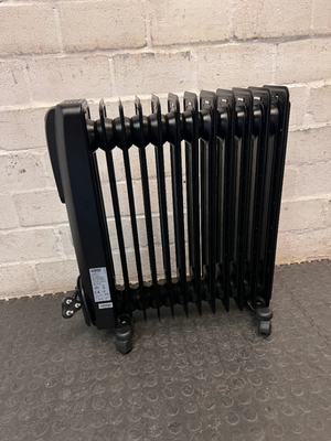 De'Longhi Black Oil-Filled Heater — Good Working Order