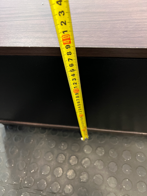 Decofurn Dark Brown Wooden Low-Profile TV Unit - 2ndhandwarehouse.com