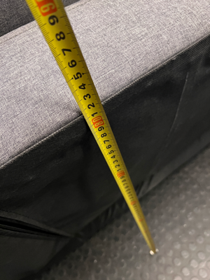 Decofurn Grey Tufted Sleeper Couch — Good Condition