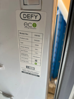 Defy Silver Bottom Freezer Fridge - Eco Energy Efficient - 2ndhandwarehouse.com