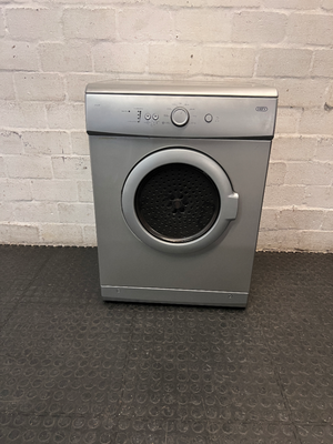 Defy Silver Tumble Dryer — Working Order with Surface Scratches