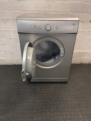 Defy Silver Tumble Dryer — Working Order with Surface Scratches