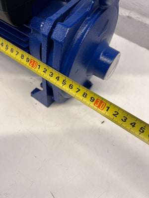 Dependable Blue Water Pump with Pressure Gauge – Like New!