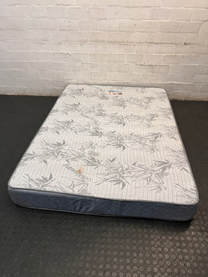 Double Mattress with Quilted Bamboo Pattern - 2ndhandwarehouse.com