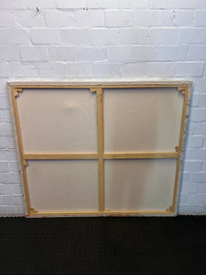 Dynamic Abstract Drip Art Canvas - Red & Gold Expression 155 by 135