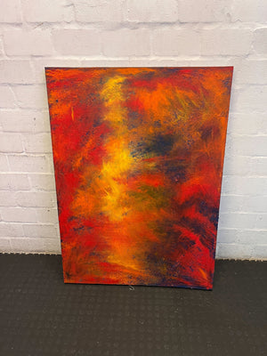 Dynamic Flame Abstract Art 89 by 122