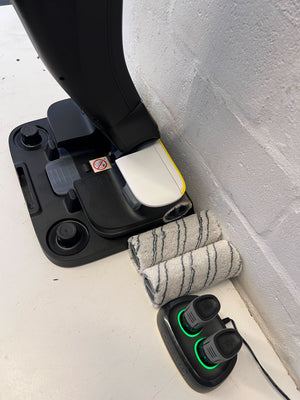 Efficient Cordless Grey Floor Vacuum with Accessories - Minor Wear