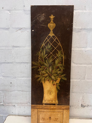 Elegant Classical Botanical Urn Wall Art Panel - 2ndhandwarehouse.com