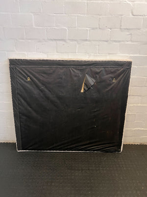 Elegant Cream Velvet Double Headboard โ Chic & Timeless Design - REDUCED