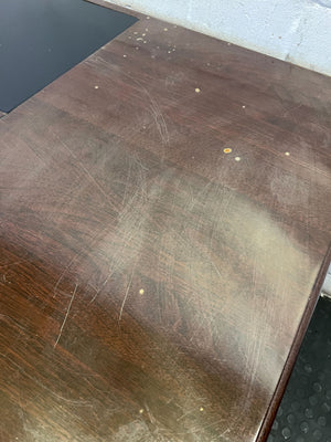 Elegant Executive Dark Wood Office Desk - Need assembling - 2ndhandwarehouse.com