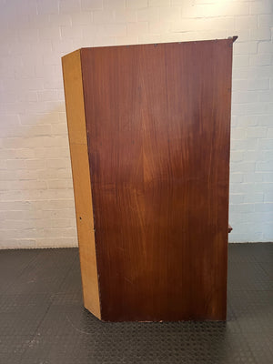 Elegant Wooden Corner Display Cabinet & Storage Unit