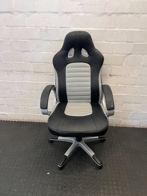 Ergonomic Black & Grey Gaming/Office Chair - Pre-Owned - 2ndhandwarehouse.com