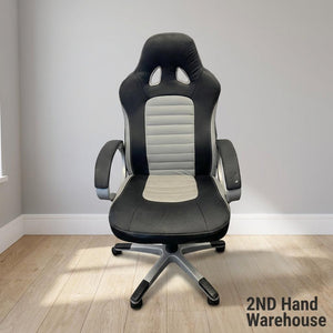 Ergonomic Black & Grey Gaming/Office Chair - Pre-Owned - 2ndhandwarehouse.com