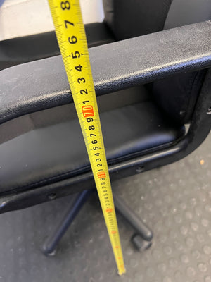 Ergonomic Black Office Chair with Minor Wear and Tear