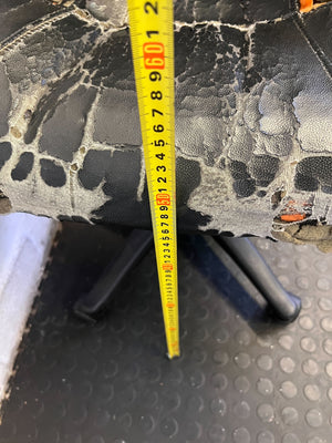 Ergonomic Black Office Chair with Worn Seat - CLEARANCE