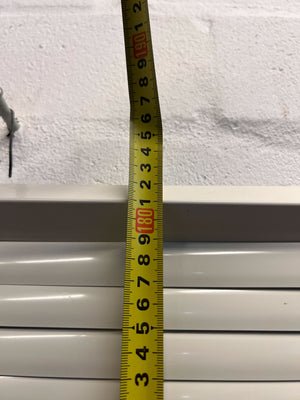 Essential White Aluminum Blinds 77 BY 180 - Minor Wear, Functional and Stylish