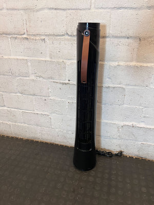 Flow standing fan -Sleek Black Column Electric Heater - 2ndhandwarehouse.com