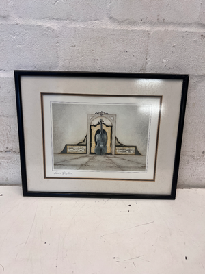Framed Double Bass Musical Artwork - 2ndhandwarehouse.com