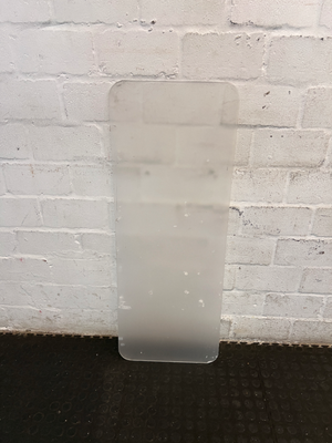 Frosted Glass Office Desk Divider Panel - 2ndhandwarehouse.com