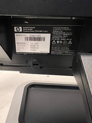 HP L1710 17" Silver LCD Monitor