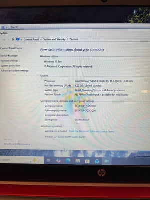 HP Pavilion Red & Grey Laptop - Intel Core i3 - Includes Charger - 2ndhandwarehouse.com