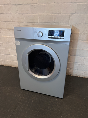 Hisense 8kg Front Load Tumble Dryer in Silver — Good Working Order - 2ndhandwarehouse.com