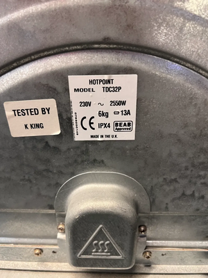 Hotpoint Aquarius TDC32 Condenser Tumble Dryer - Excellent Condition - 2ndhandwarehouse.com