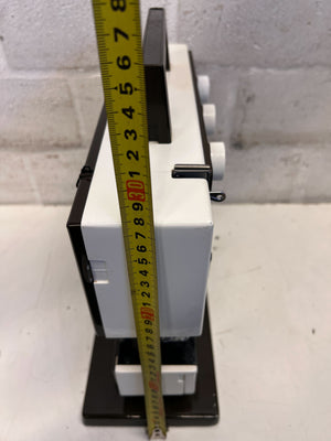 Husqvarna 3610 Vintage Sewing Machine - White and Brown, Minor Scuffs