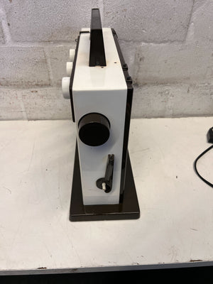 Husqvarna 3610 Vintage Sewing Machine - White and Brown, Minor Scuffs