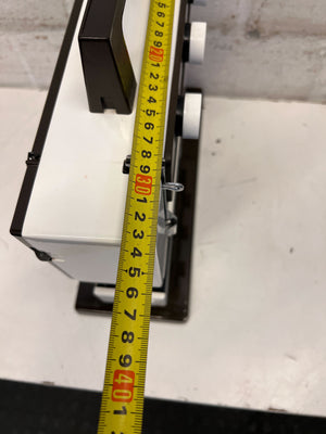 Husqvarna 3610 Vintage Sewing Machine - White and Brown, Minor Scuffs