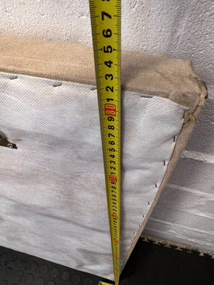 Versatile Cream Upholstered Double Headboard Panel