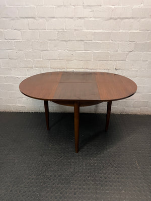 Round Extendable Wooden Dining Table