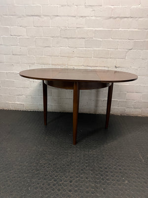 Round Extendable Wooden Dining Table