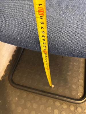 Sleek Blue Ergonomic Office Chair